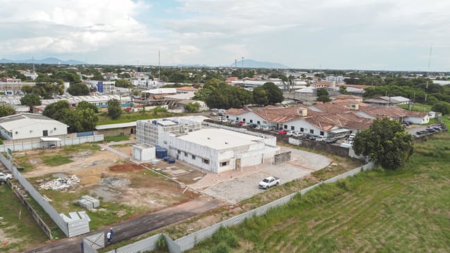 Vista aérea do Centro de Radioterapia de Roraima