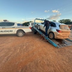 Ao todo, a operação resultou na apreensão de 11 veículos que atuavam no transporte clandestino, além de 14 notificações por outros tipos de irregularidades (Foto: Ascom/Seinf)