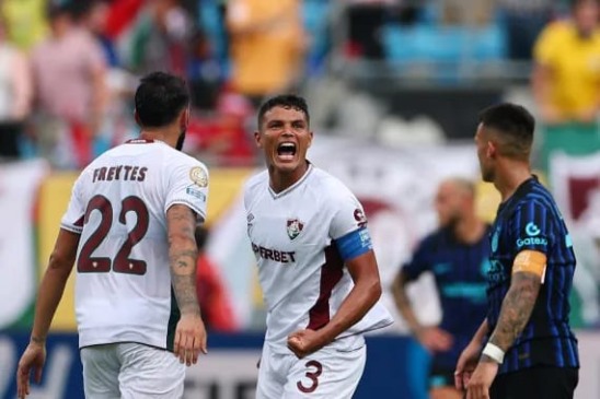 Fluminense elimina Inter de Milão e avança às quartas de final da Copa do Mundo de Clubes. (Foto: Agustin Marcarian/Reuters)