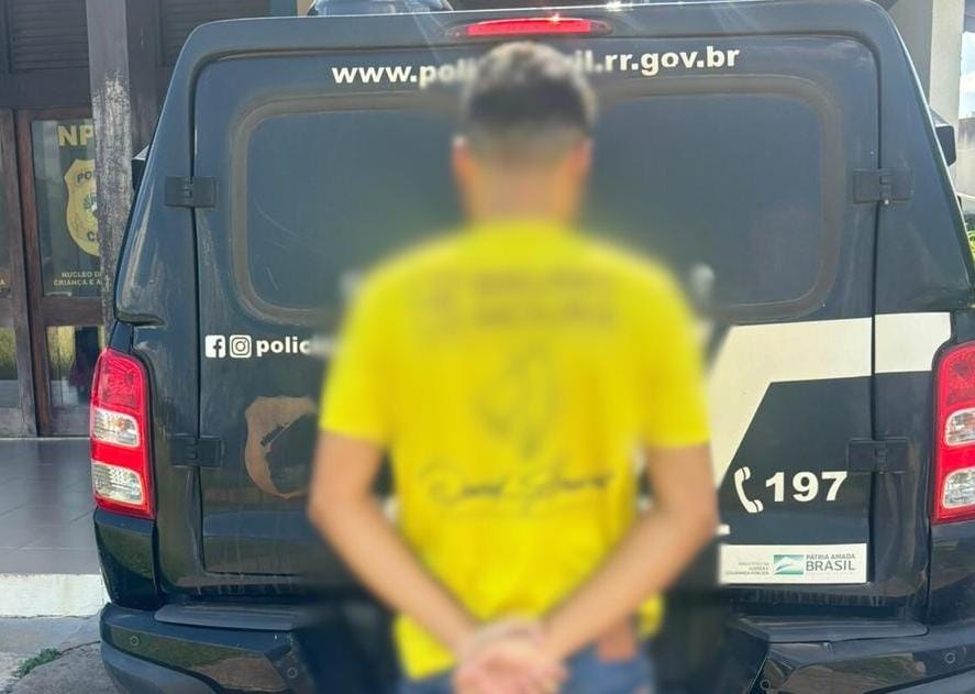 A prisão foi efetuada por agentes da Polícia Civil (Foto: ASCOM/PCRR)