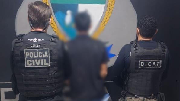 A prisão foi uma ação integrada entre a Polícia Civil e Dicap (Foto: ASCOM/PCRR) 