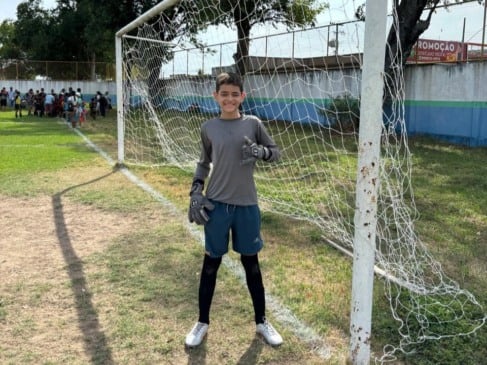 Miguel Montanha, de 11 anos, fará parte da base do Desportivo Real. (Foto: Arquivo pessoal)
