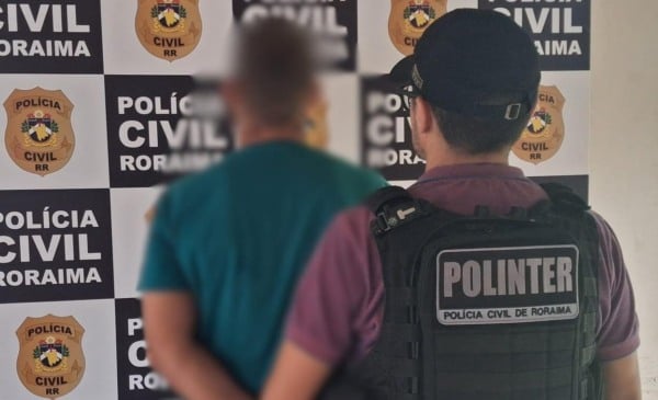 Prisão foi efetuada por agentes da Polinter (Foto: ASCOM/PCRR)
