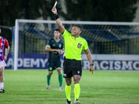 Árbitro da Federação Roraimense de Futebol vai arbitrar jogo da Série C. (Foto: ASCOM/FRF) 