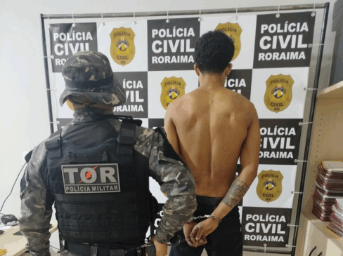 Jovem é preso portando trouxinhas de crack e skunk em Pacaraima