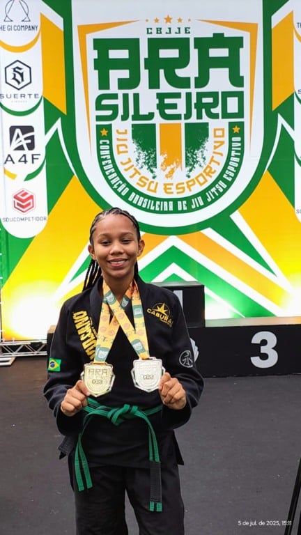 Atleta de Roraima se destaca em competições nacionais e internacionais de jiu-jítsu