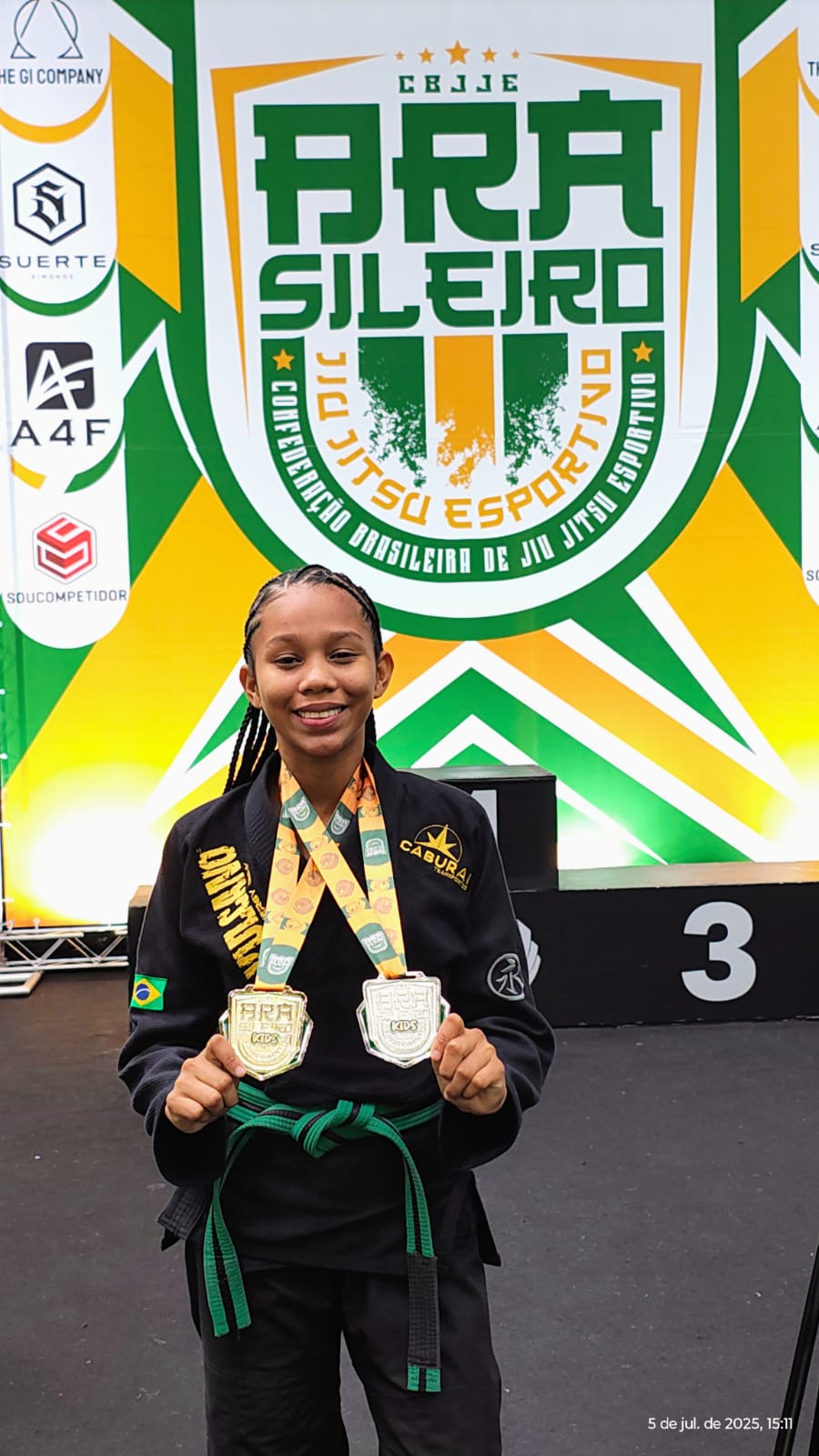 Atleta de Roraima se destaca em competições nacionais e internacionais de jiu-jítsu