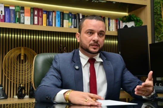 Diego Rodrigues é defesa dos policiais penais desde a Operação Alésia, realizada em 2020. Foto: Nilzete Franco/FolhaBV