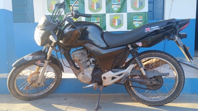 Moto foi furtada pelos suspeitos na mesma madrugada, no bairro Nova Cidade - Foto: Diivulgação