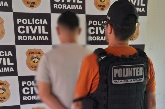 A prisão foi efetuada pela Polinter (Foto: ASCOM/PCRR)