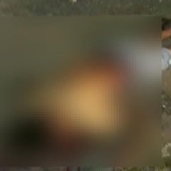 L.G.B. atingido na região das costas e cabeça (Foto: Divulgação) 