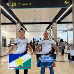 Pai e filho representam Roraima em campeonato de Jiu-Jitsu nos EUA