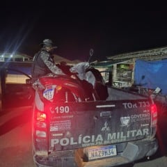 Moto roubada é encontrada na Feira do Produtor