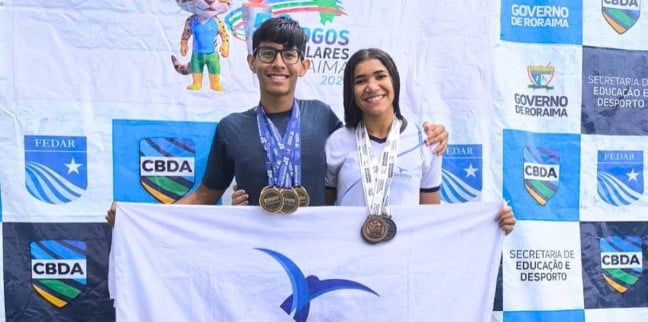 Estudantes conquistam medalhas e quebram recordes nos Jogos escolares