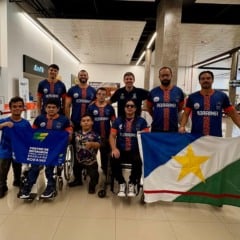 Atletas de Roraima participam de Meeting Paralímpico em Manaus. (Foto: Divulgação)