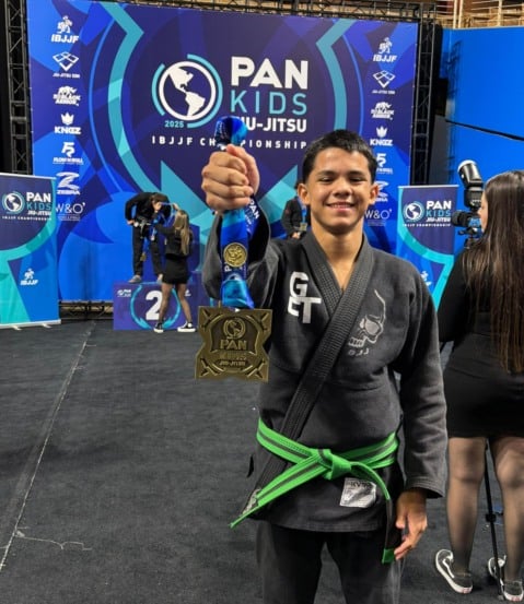 Atleta de Roraima conquista bronze em campeonato de Jiu-Jitsu nos EUA