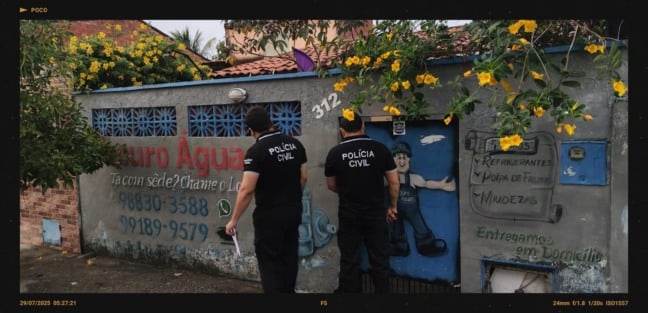 Local onde foi cumprido o mandado de busca e apreensão (Foto: ASCOM/PCRR)