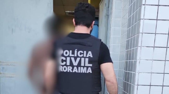 Prisão foi efetuada por agentes da Polícia Civil (Foto: ASCOM/PCRR)