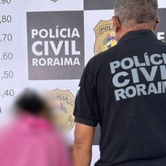 A prisão foi efetuada por agentes da Polícia Civil (Foto: ASCOM/PCRR)