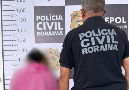 A prisão foi efetuada por agentes da Polícia Civil (Foto: ASCOM/PCRR)