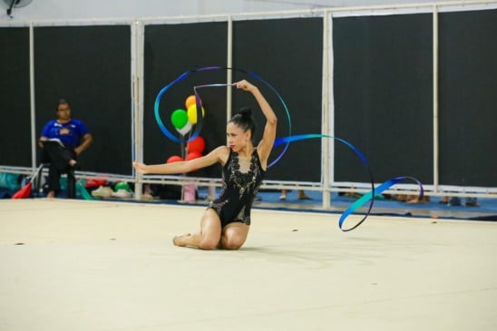 Atletas roraimenses conquistam medalhas na etapa regional em torneio de ginástica rítmica. (Foto: Divulgação)