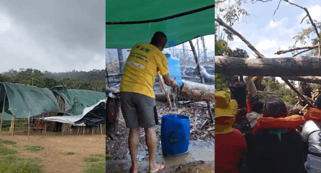 Situação vivenciada em polos base Yanomami foi gravada pelos profissionais de saúde. Foto: reprodução/vídeo