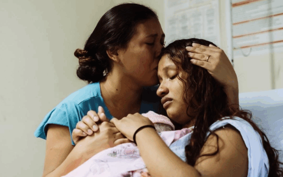 "Foi pouco tempo, mas foi um tempo só nosso”, disse Thays Oliveira, uma das mães que recebeu apoio do projeto. (Foto: Yasmin Denizard)