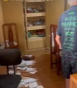 Trecho do vídeo divulgado pelo o parlamentar Flávio Bolsonaro. (Foto: Imagem capturada do vídeo).