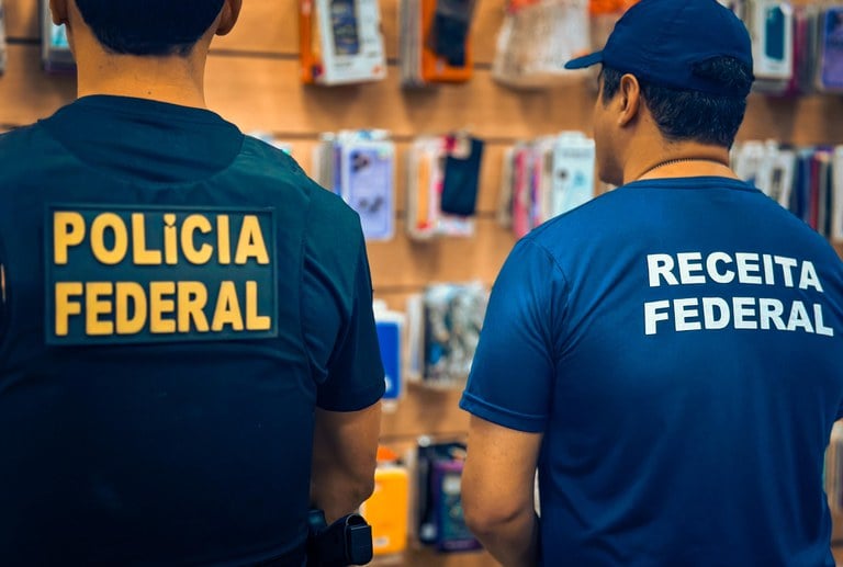 Operação IMEI ZERO tem ação conjunta entre Polícia Federal e Receita Federal