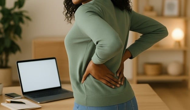 Além da ergonomia, investir em exercícios de fortalecimento e alongamento é fundamental para preservar a saúde da coluna (Foto Divulgação)