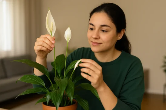 3 cuidados com o lírio-da-paz para ele florescer em casa