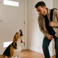 3 razões que explicam por que seu cão uiva quando você sai de casa