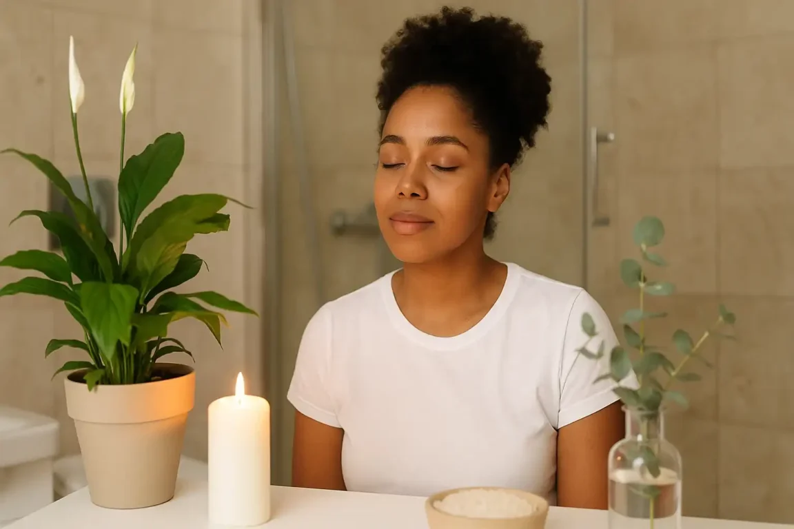4 macetes para fazer o banheiro cheirar como spa natural