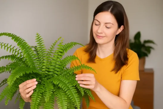 4 truques para deixar a samambaia com folhas mais verdes