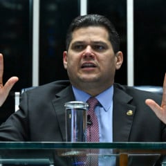 O presidente do Senado, Davi Alcolumbre (Foto: Jefferson Rudy/Agência Senado)