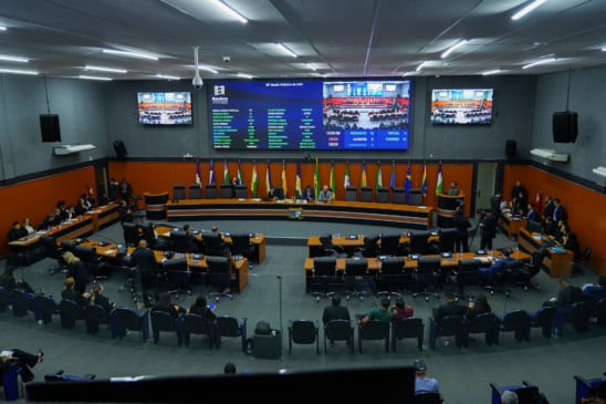 O plenário da Assembleia Legislativa de Roraima, ALE-RR