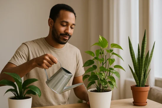 6 dicas para não pesar a mão na hora de regar suas plantas internas