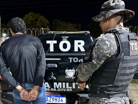 O homem foi encaminhado à Central de Flagrantes. (Foto: Divulgação)