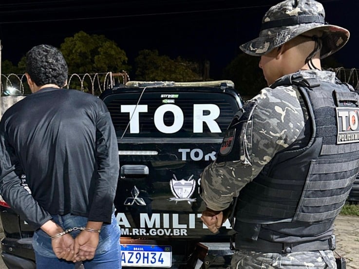O homem foi encaminhado à Central de Flagrantes. (Foto: Divulgação)