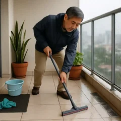7 truques para manter a varanda limpa em dias chuvosos