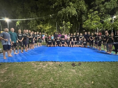 Equipe promove aulão de jiu-jitsu no bairro Nova Cidade neste domingo (3)