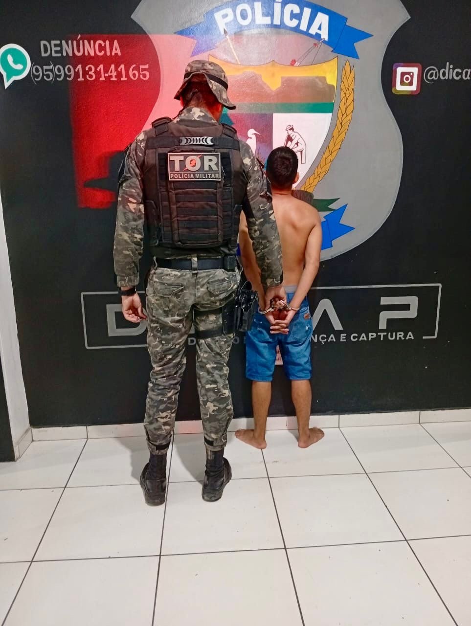 Albergado é preso por descumprimento de medidas cautelares