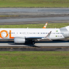 Aeronave Boeing 737 Max, da Gol Linhas Aéreas (Foto: Renato Oliveira)
