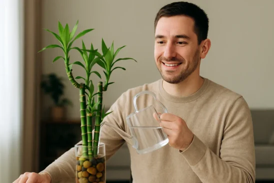 Bambu da sorte truque simples para acelerar o crescimento e manter o verde intenso