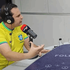 Nicoletti em entrevista à Rádio Folha FM (Foto: Reprodução)