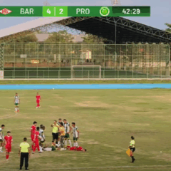 Técnico do Progresso agride árbitro e jogo do Roraimense Sub-20 termina em confusão