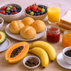 Estudo avaliou consumo de café da manhã em horários diferentes (Foto: Reprodução)