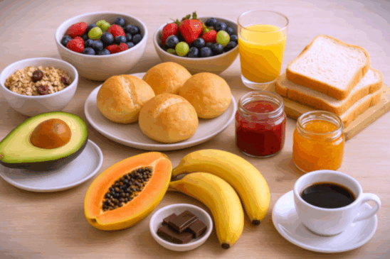 Estudo avaliou consumo de café da manhã em horários diferentes (Foto: Reprodução)