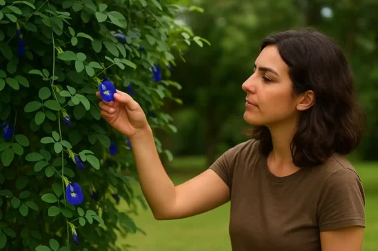 Como cultivar clitória-azul e aproveitar suas flores em chás
