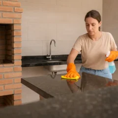 Como manter a área gourmet sempre limpa após o churrasco